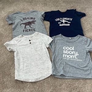 Bundle of 4 t-shirts size 3T boy